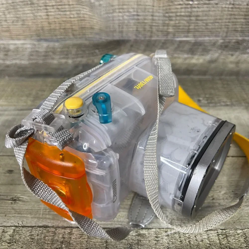Canon Camera WP-DC21 Waterproof Case 40M/130ft Underwater Untested As Is